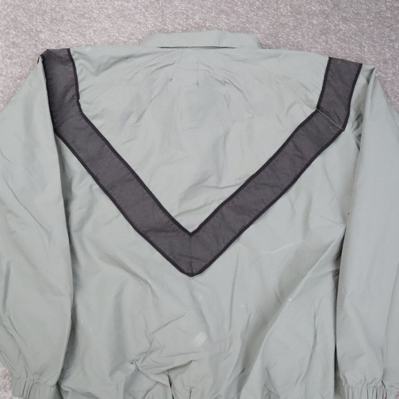 Vintage US Army Physical Fitness Regular Large Gray Long Sleeve Zip Jacket - Picture 14 of 14
